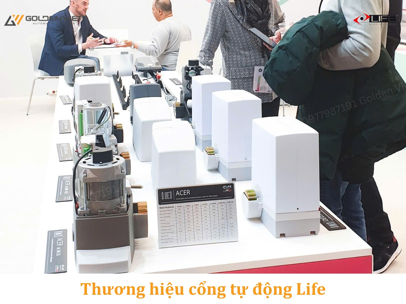 Thương hiệu cổng tự động Life - Italia
