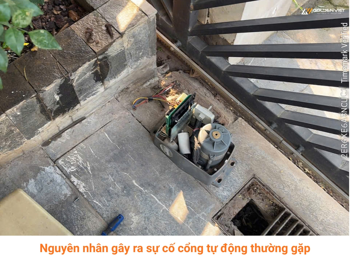 Nguyên nhân gây ra sự cố cổng tự động và cách khắc phục