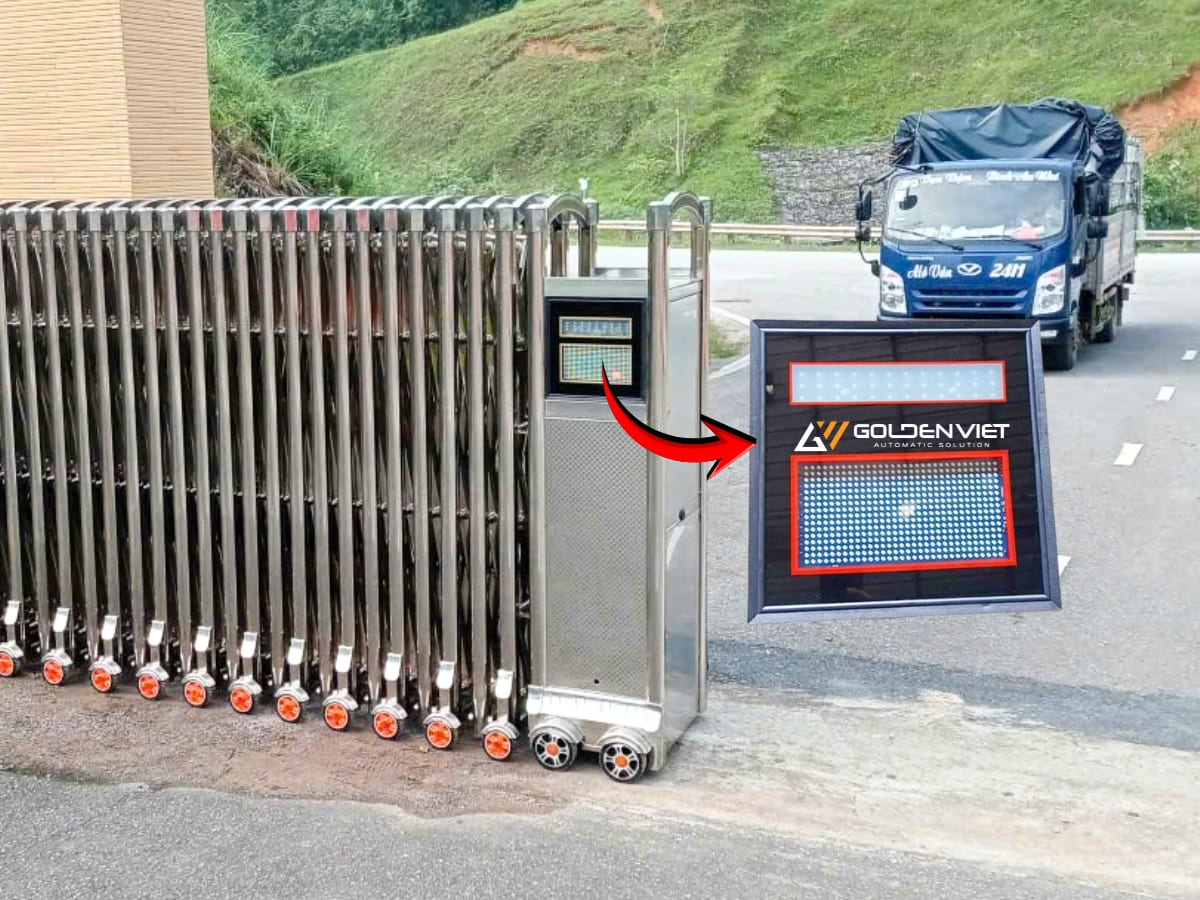 Bảng đèn LED cổng xếp