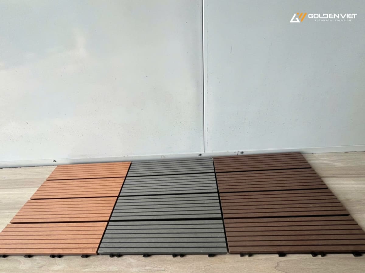 Tấm gỗ nhựa lót sàn DIY