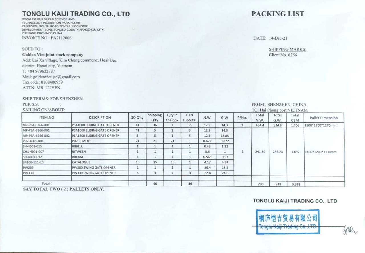 Gi ấy nhập khẩu động cơ