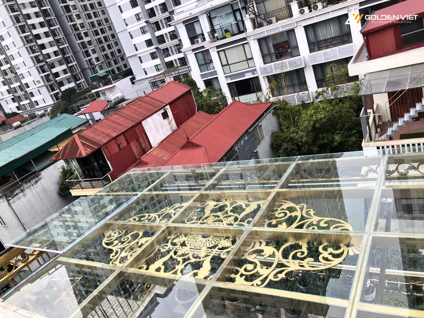 Báo giá mái kính cường lực