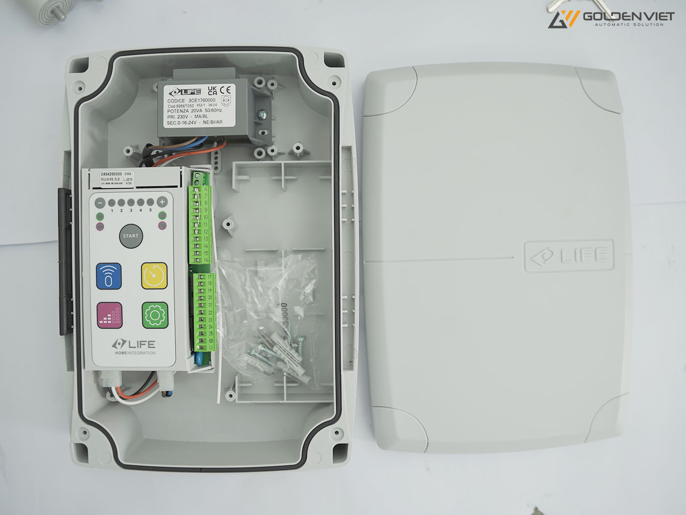 Bảng mạch điều khiển cổng tự động âm sàn Life ER4 UNI 230V