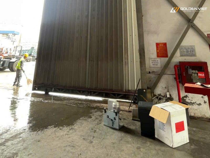 Bộ cổng trượt tự động Proteco 3000kg