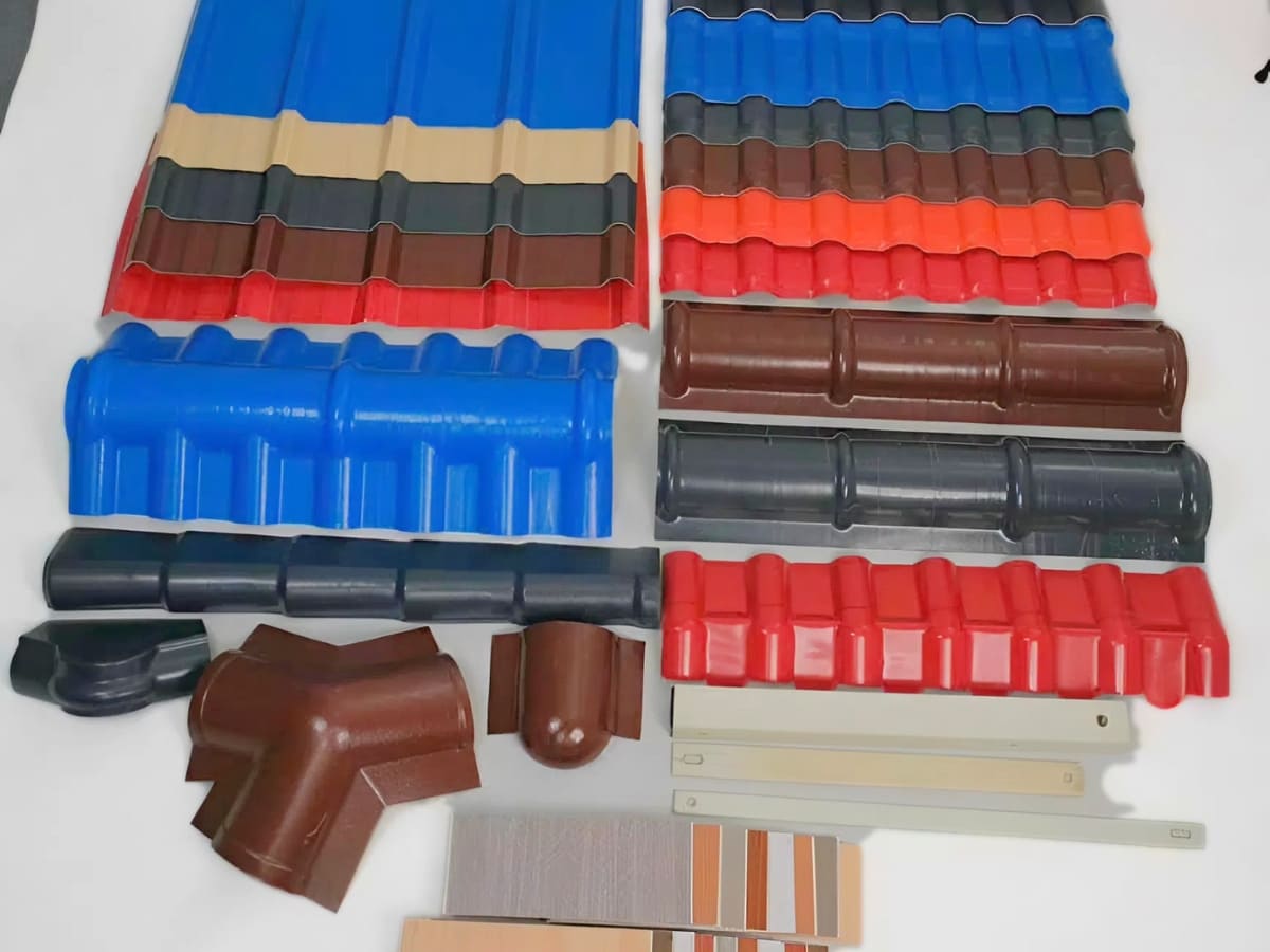 Tấm lợp mái ASA đa dạng kích thước