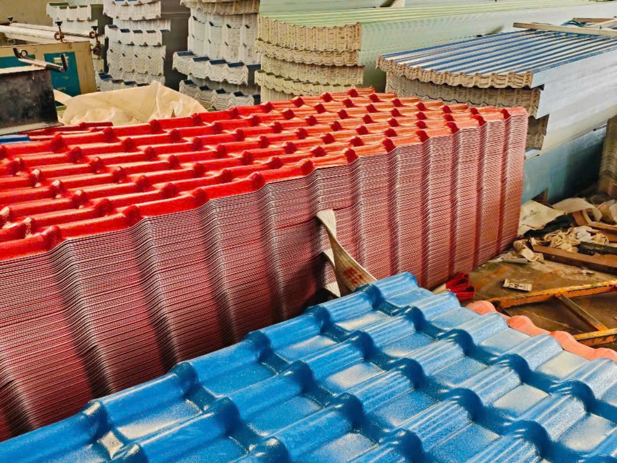 Màu sắc ngói nhựa ASA đa dạng