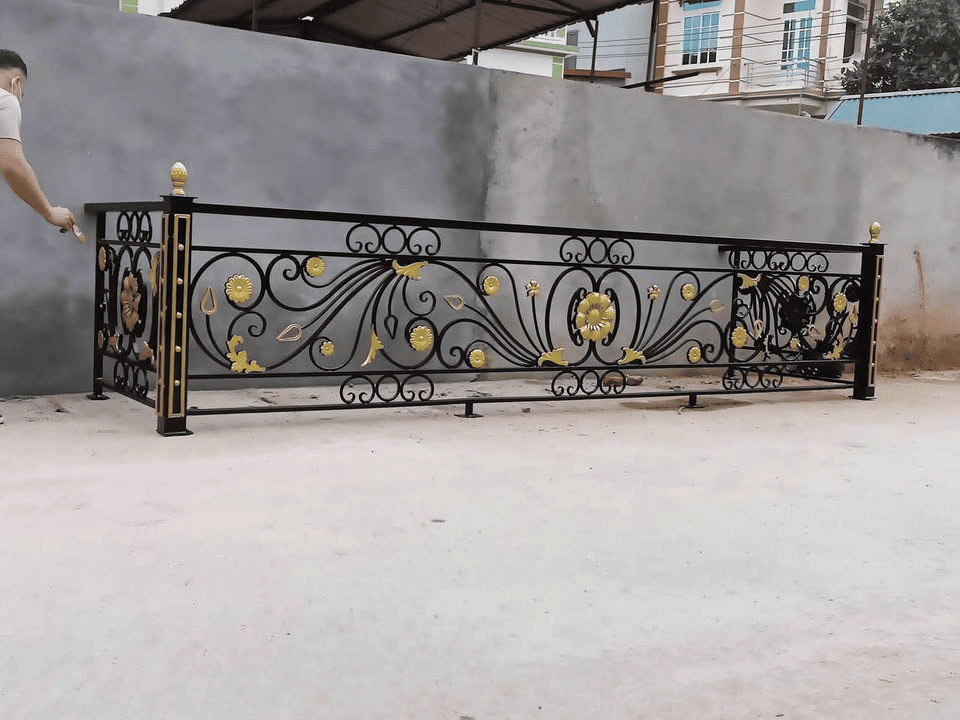 Lan can sắt mỹ thuật đẹp