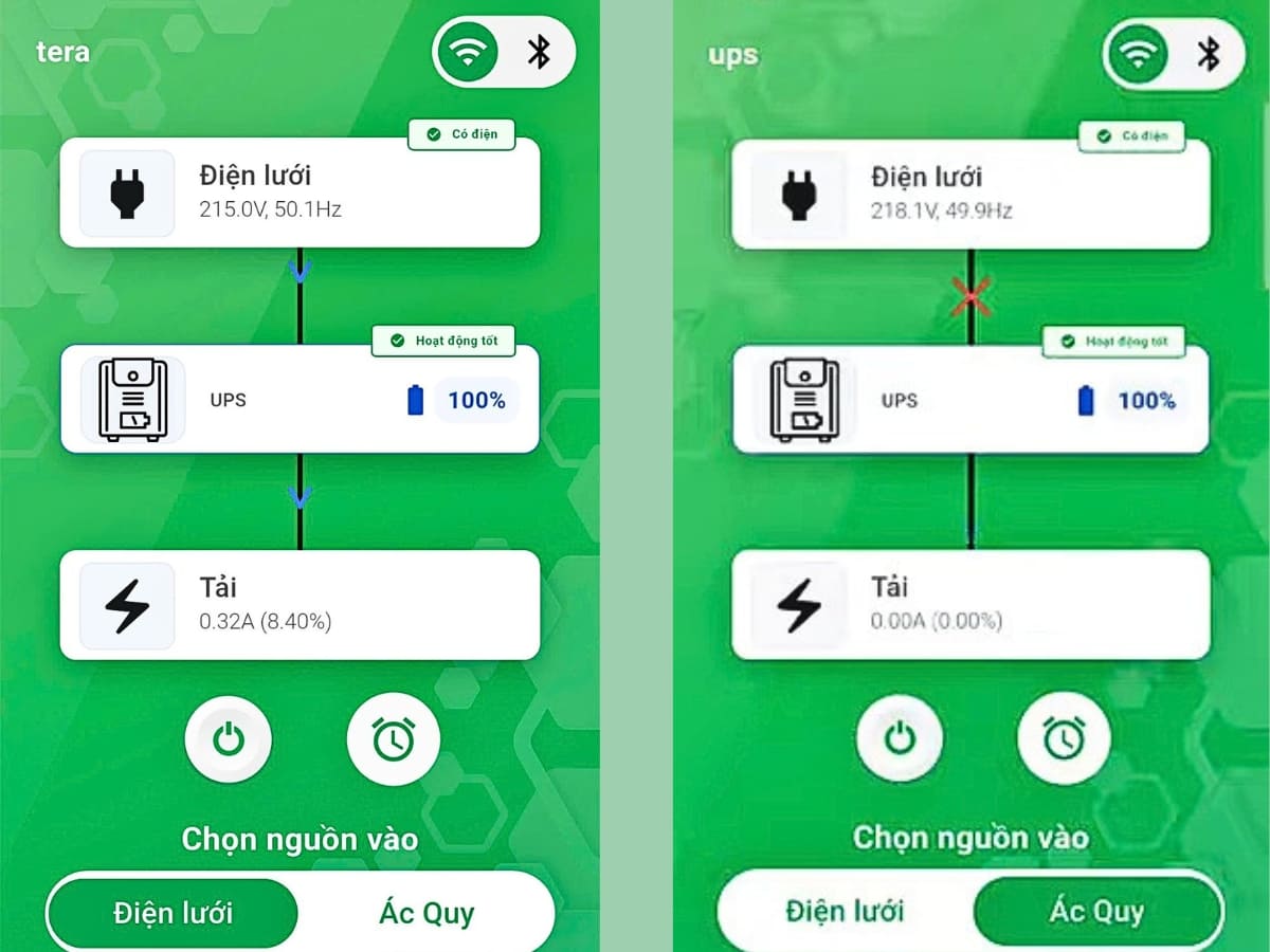 Ứng dụng điều khiển bộ lưu điện Tera S1200
