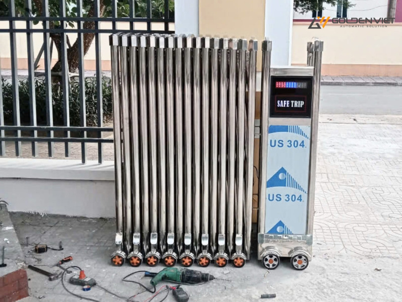 Cách dùng cổng xếp giá rẻ