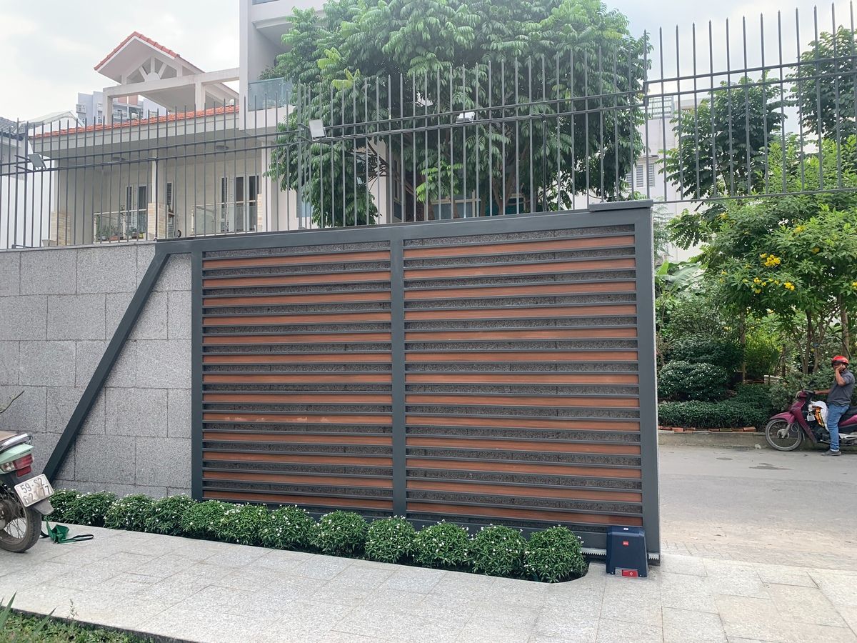 Cổng lùa 1 cánh đẹp