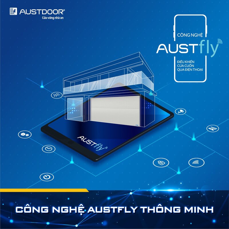 Công nghệ cửa cuốn Austfly thông minh