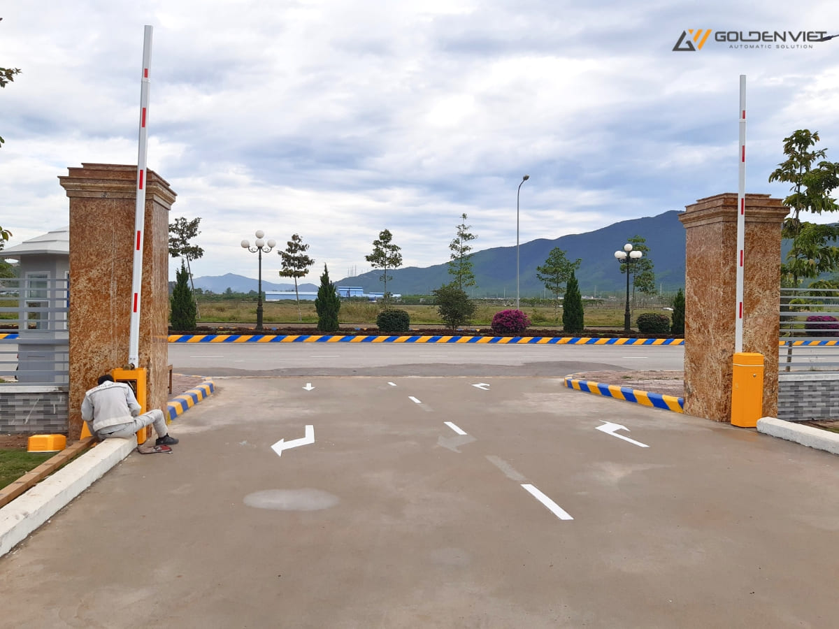 Mẫu cổng barie cho nhà máy