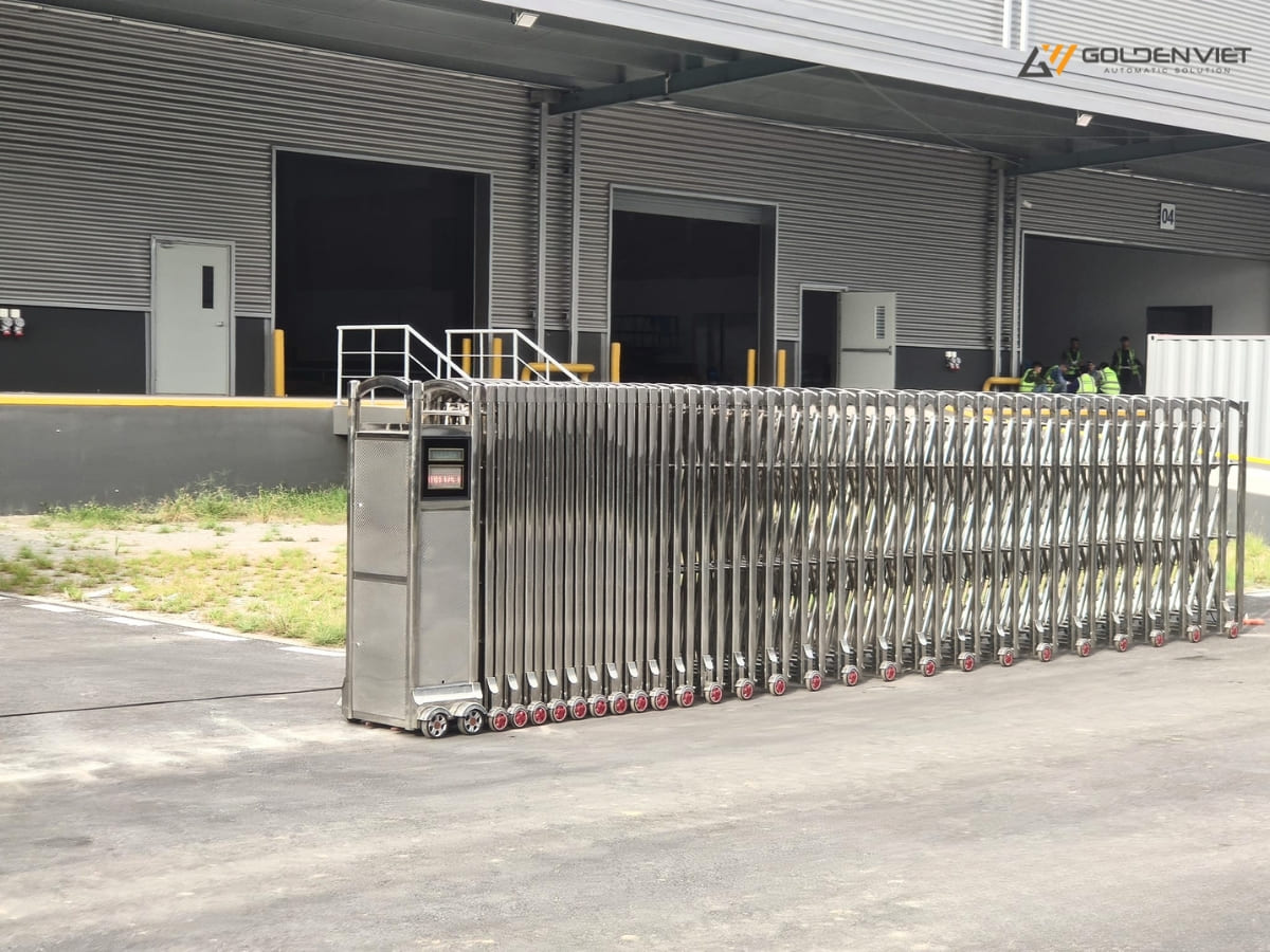 Cửa cổng công ty đẹp, hiện đại 