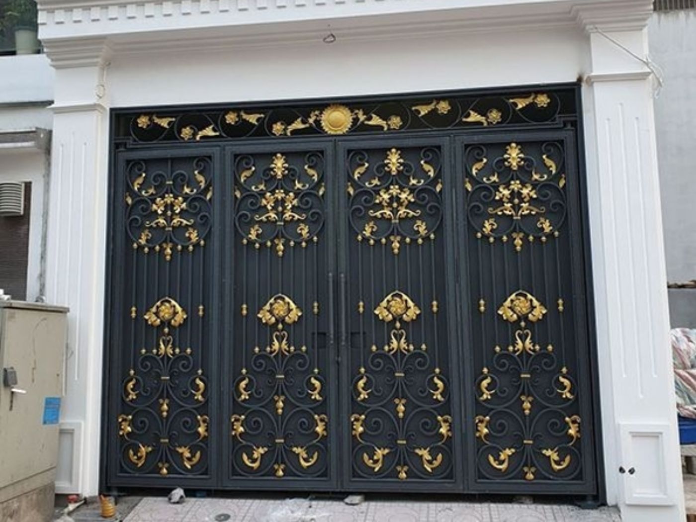Cổng sắt uốn đẹp