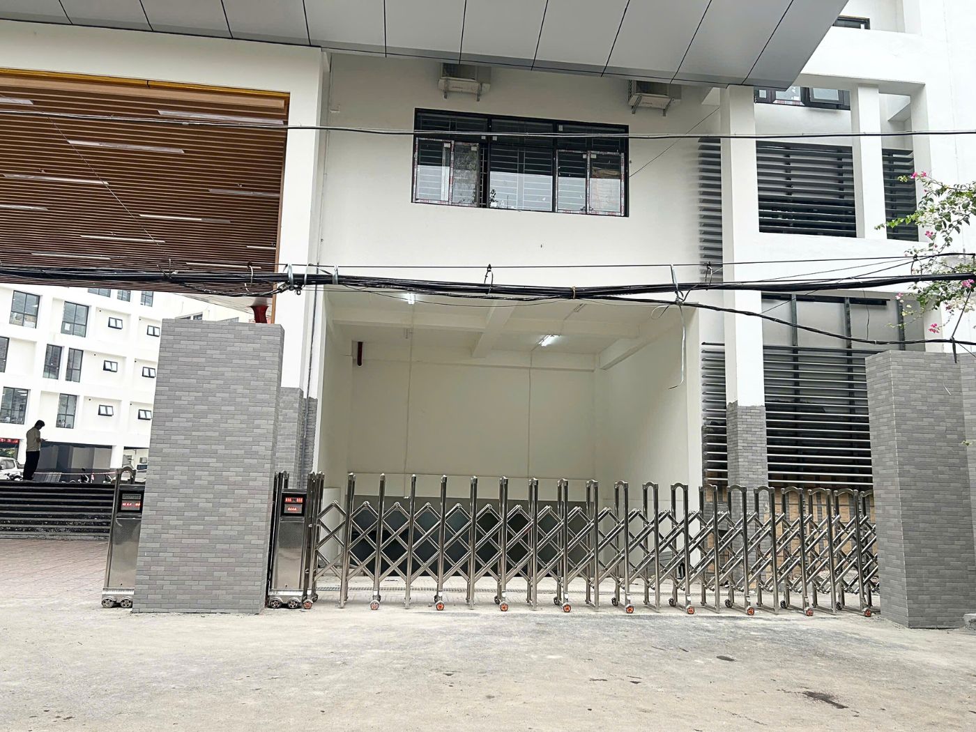 Cổng xếp tại trường học do Golden Việt thực hiện