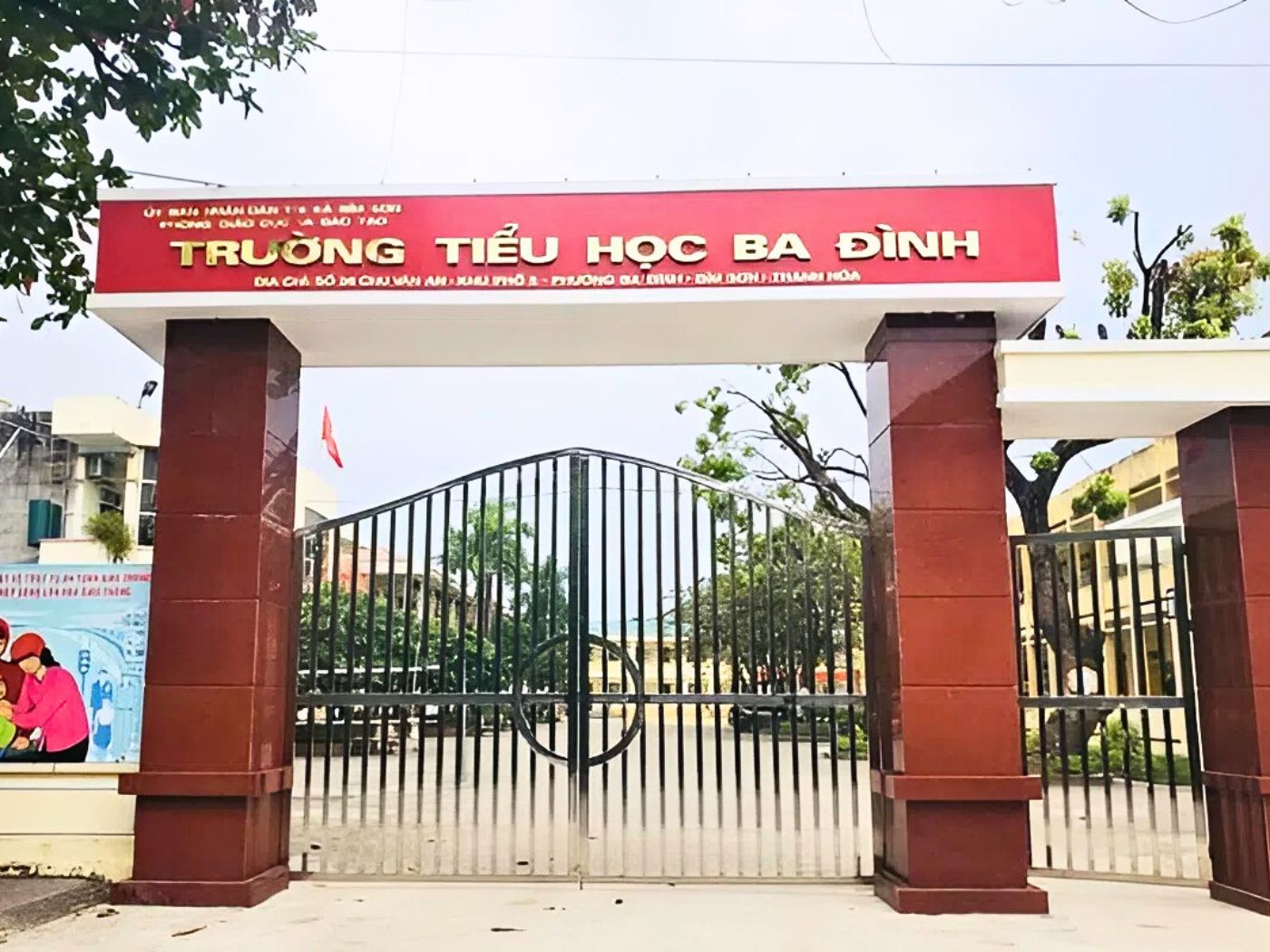 Mẫu cổng trường đẹp