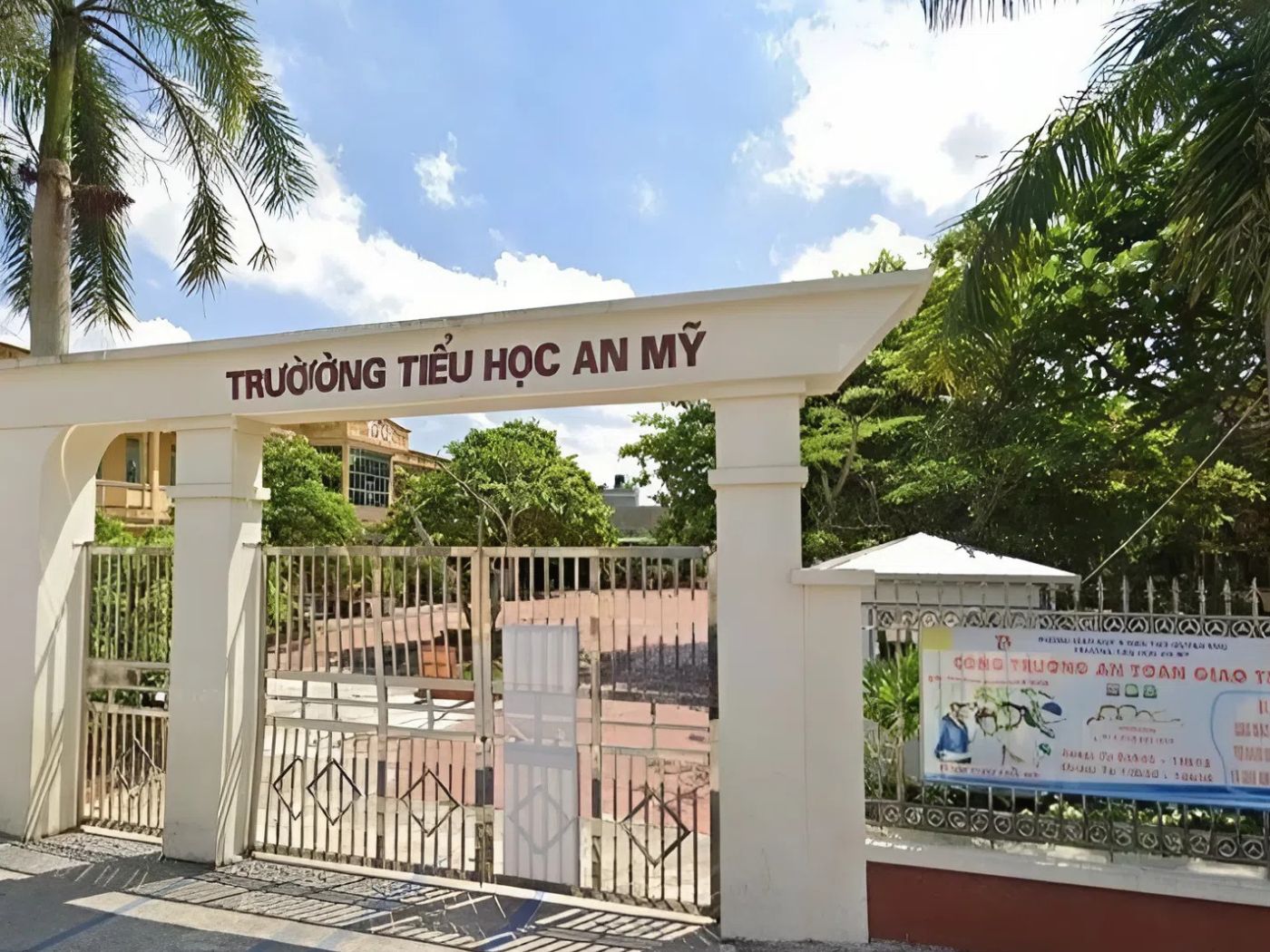 Mẫu cổng trường tiểu học đẹp