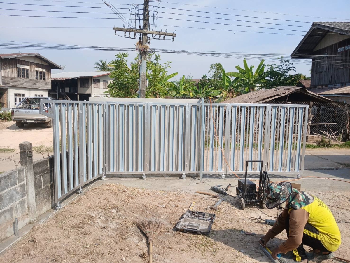 Hình ảnh cổng trượt cung tròn