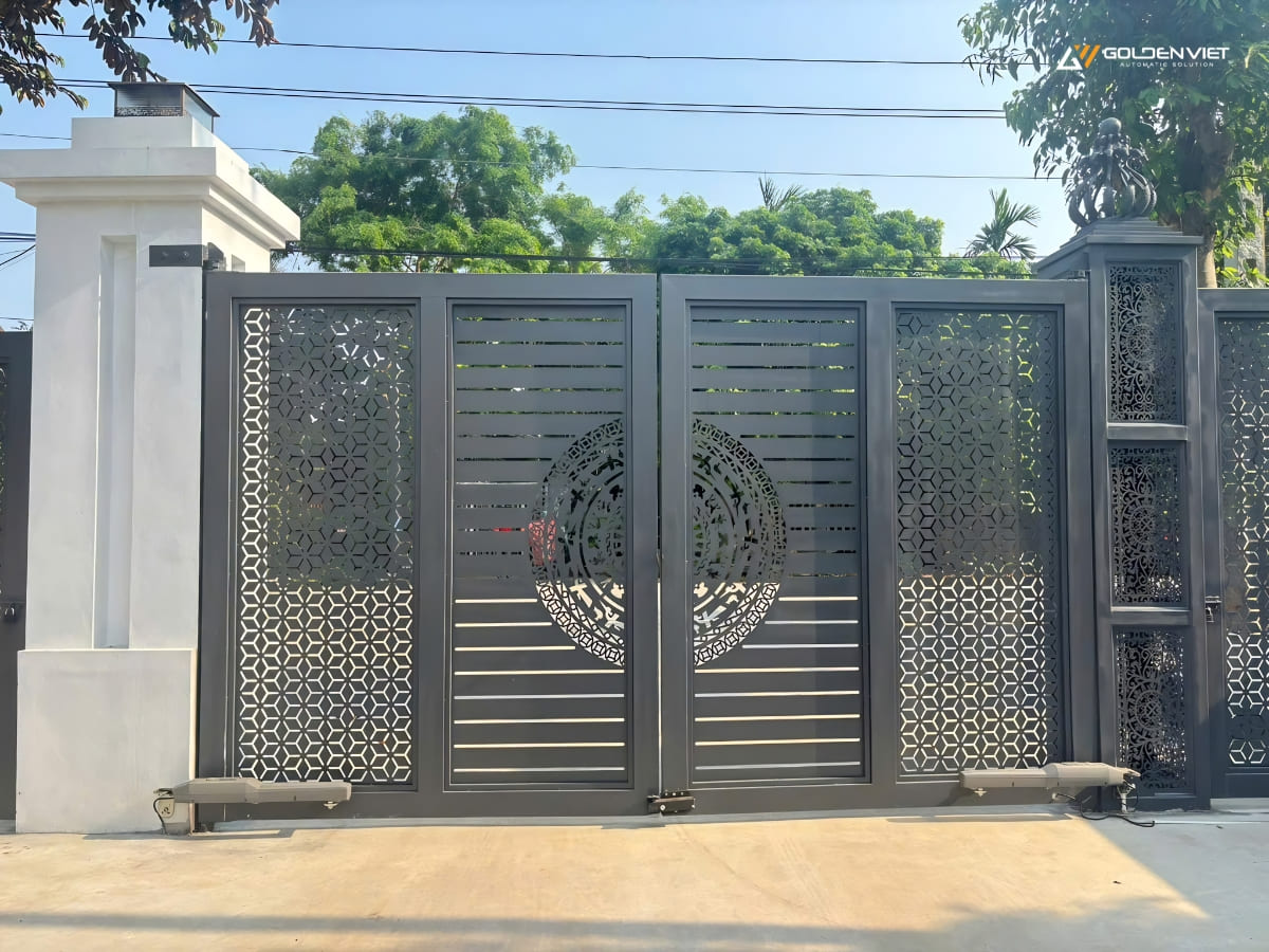 Cổng tự động ở chế độ chờ