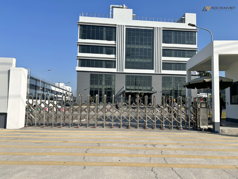 Cổng xếp chuẩn kích thước