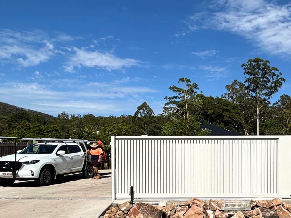 Cổng lùa 1 cánh cho khu công nghiệp