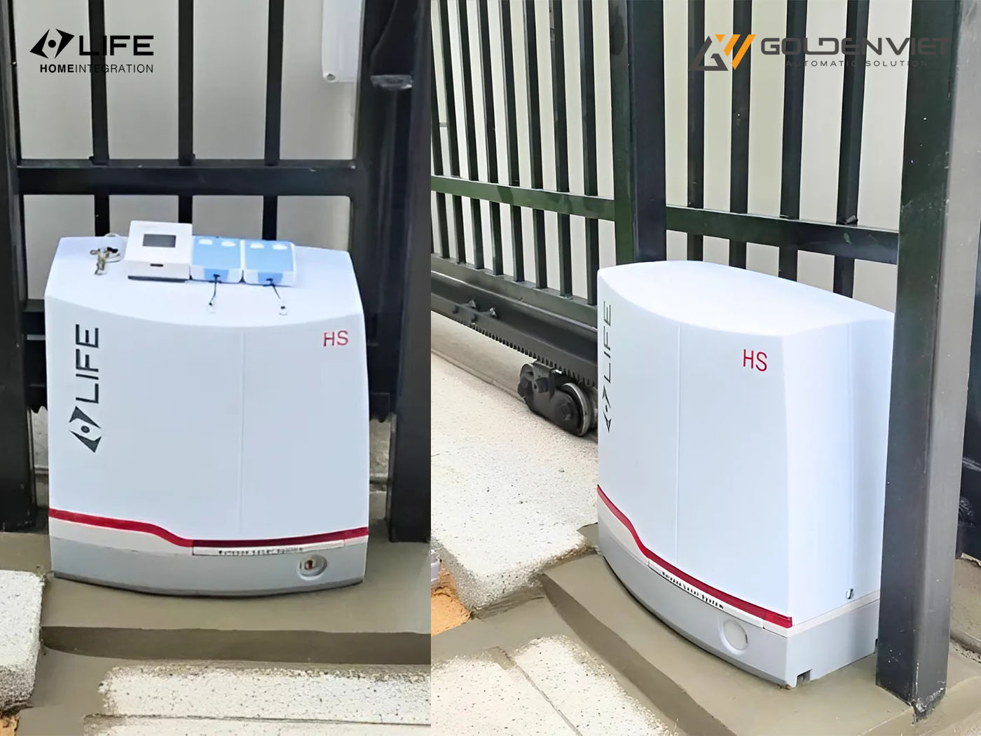 Motor cổng trượt tự động Life 24V được trang bị nhiều tính năng vượt trội