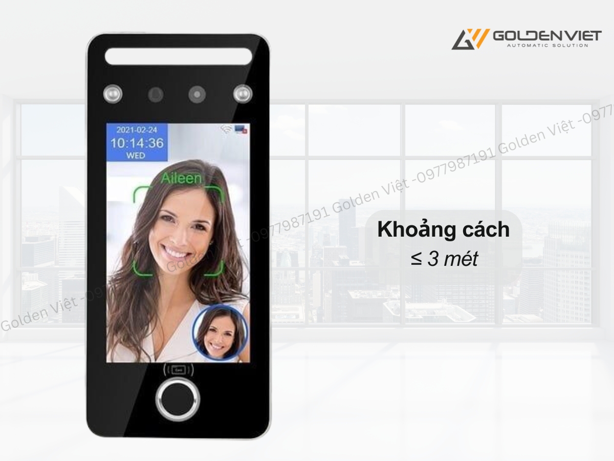 Ronald Jack AI06 có thể nhận dạng khuôn mặt ở khoảng cách tối đa 3 mét