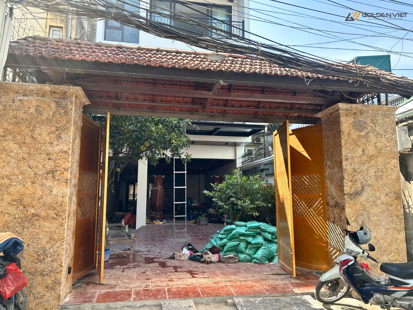Góc mở cổng tự động bao nhiêu là hợp lý? Đảm bảo tính thẩm mỹ
