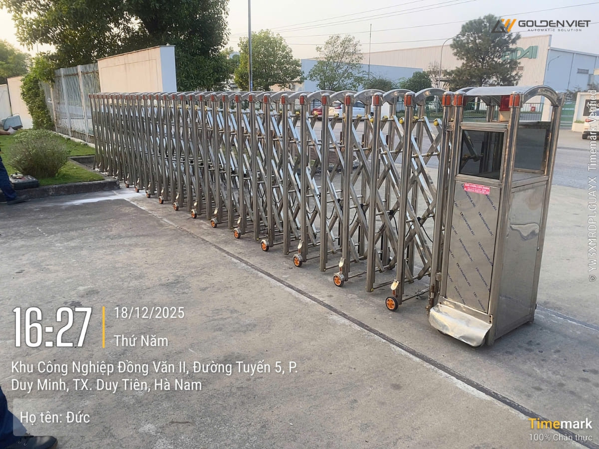 Sửa cổng xếp tại Hà Nam nhanh chóng