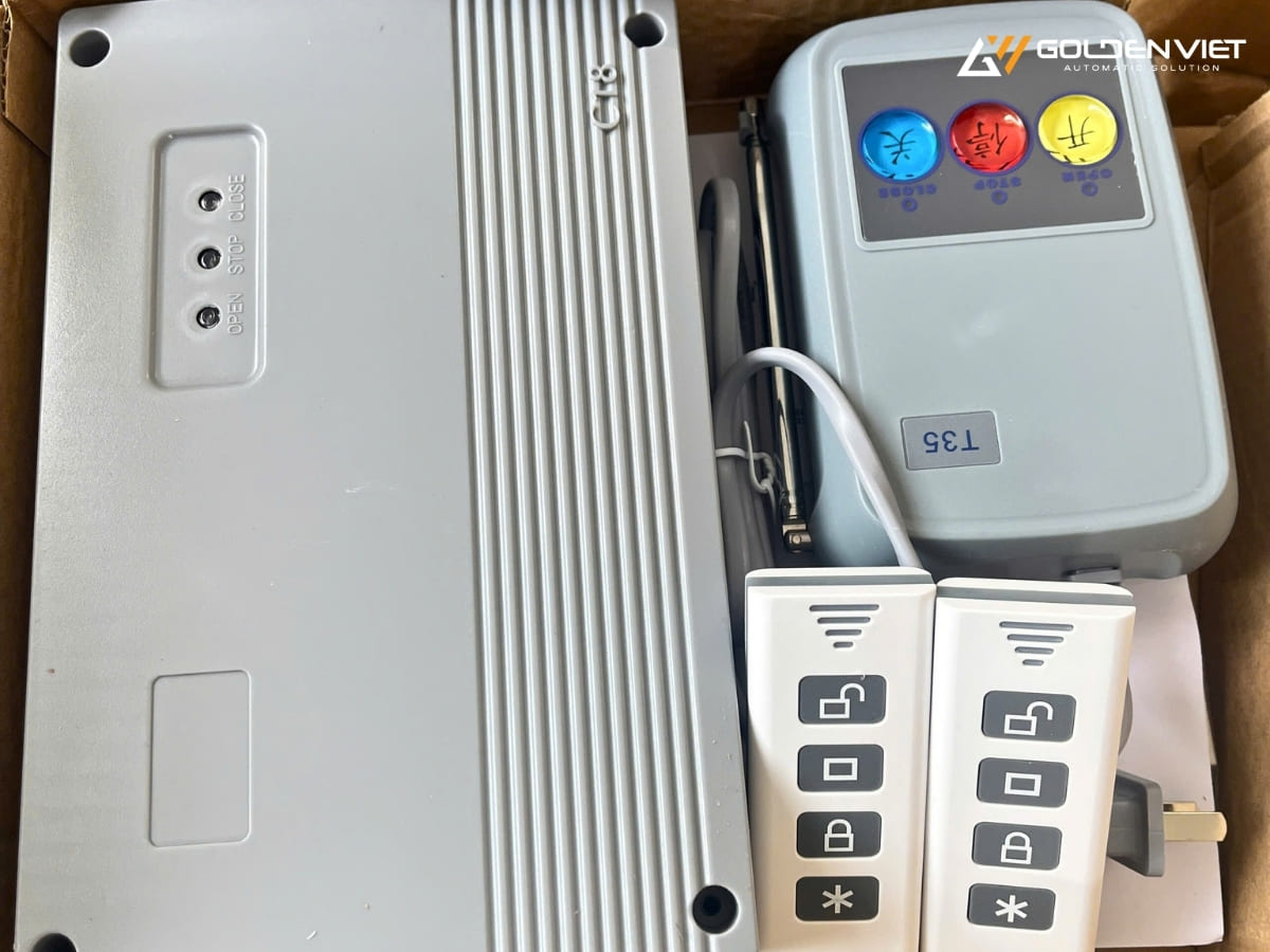 Golden Việt cung cấp nút nhấn cổng xếp chính hãng