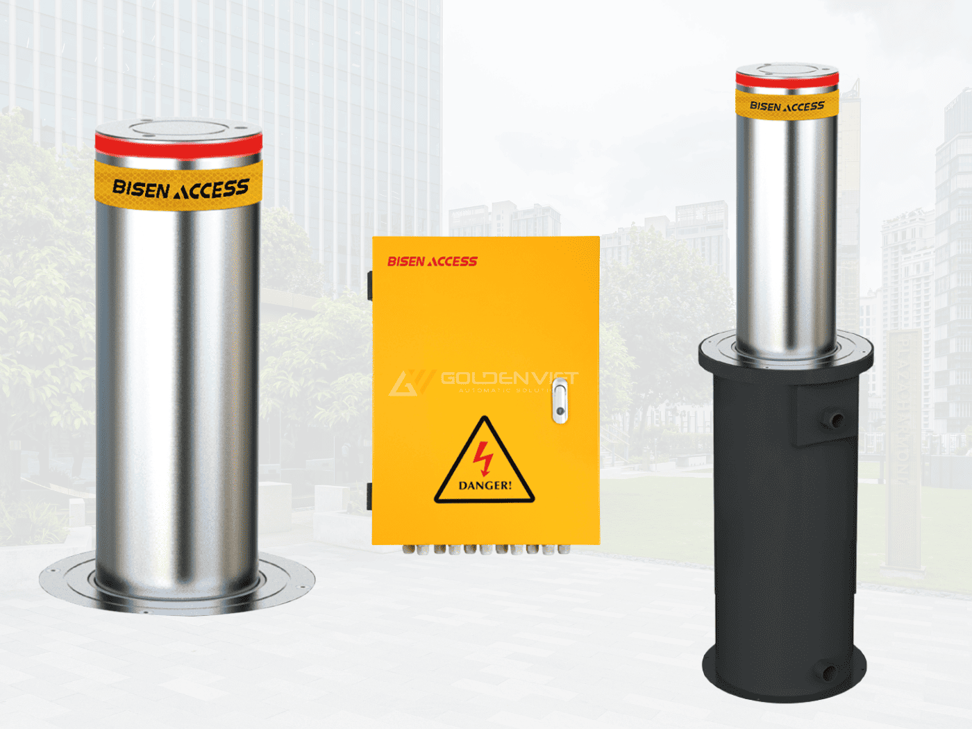 Cung cấp trụ bollard Bisen SD602RP nhập khẩu chính hãng