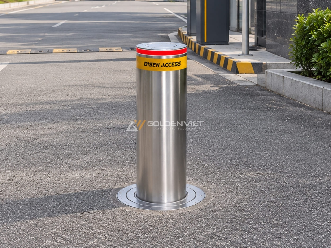 Trụ bollard tự động thủy lực Bisen SY602R