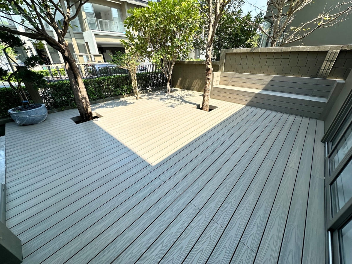 Gỗ nhựa ốp sàn đẹp, bền