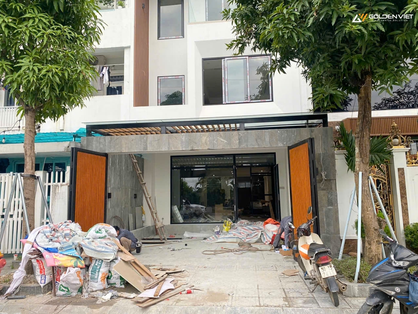 Góc mở cổng tự động bao nhiêu là hợp lý? Góc mở cho xe