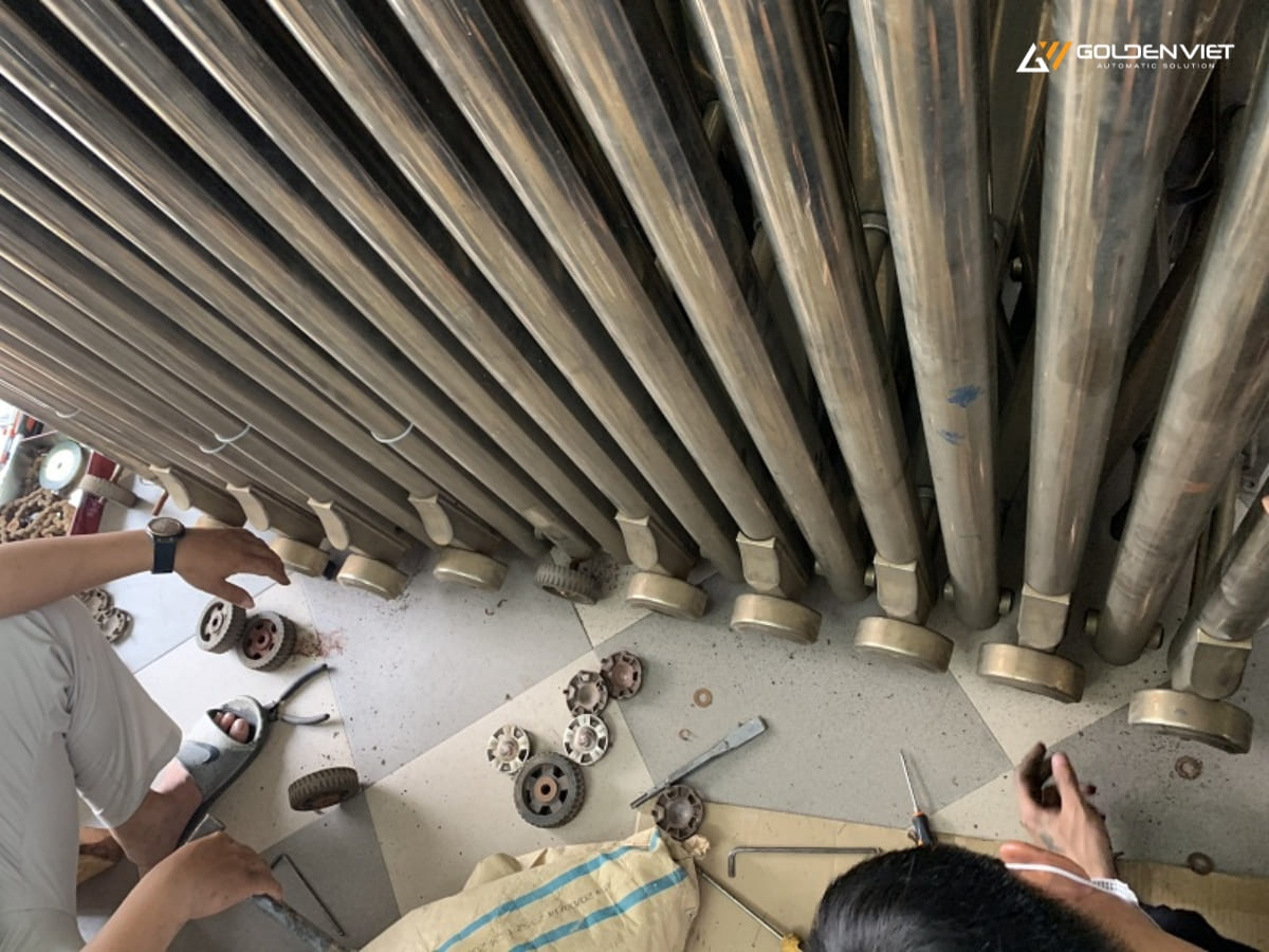 Xử lý lỗi cổng xếp Hải Phòng