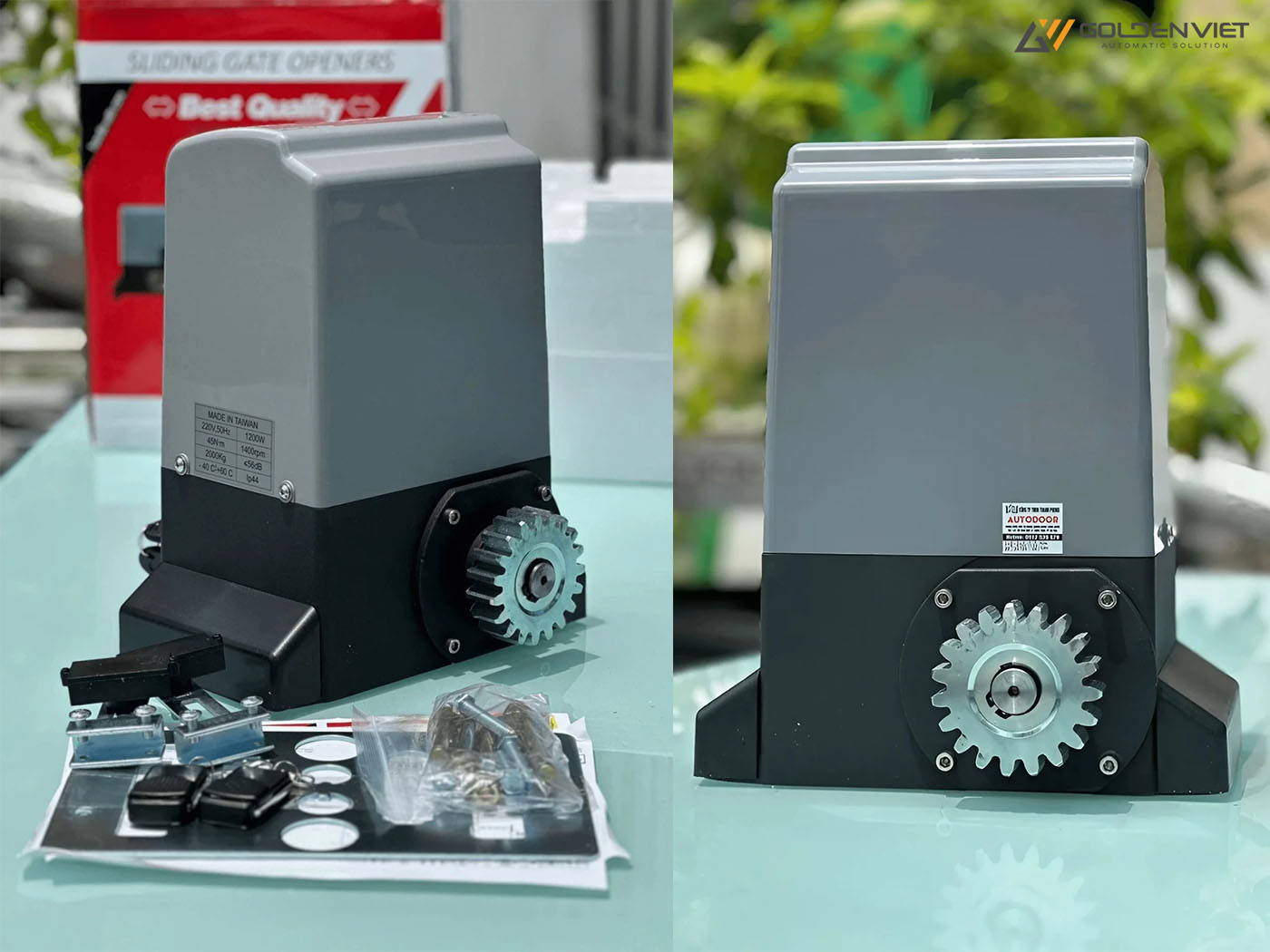 Hình ảnh motor cổng trượt tự động YH 2000