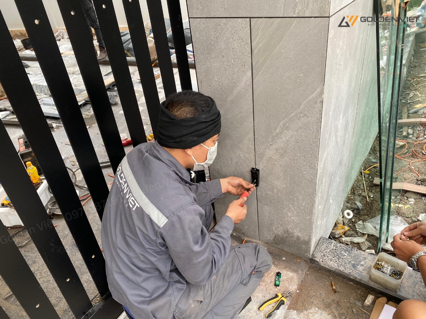 Lắp đặt motor cổng trượt tự động Life