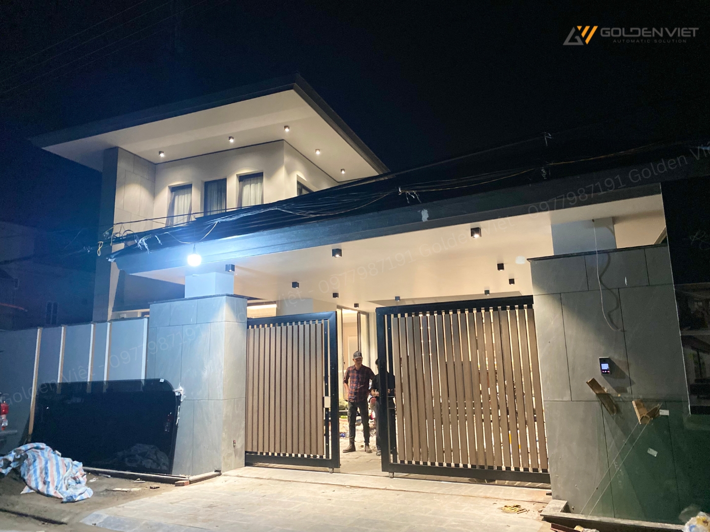 Vận hành thử cổng trượt tự động Life