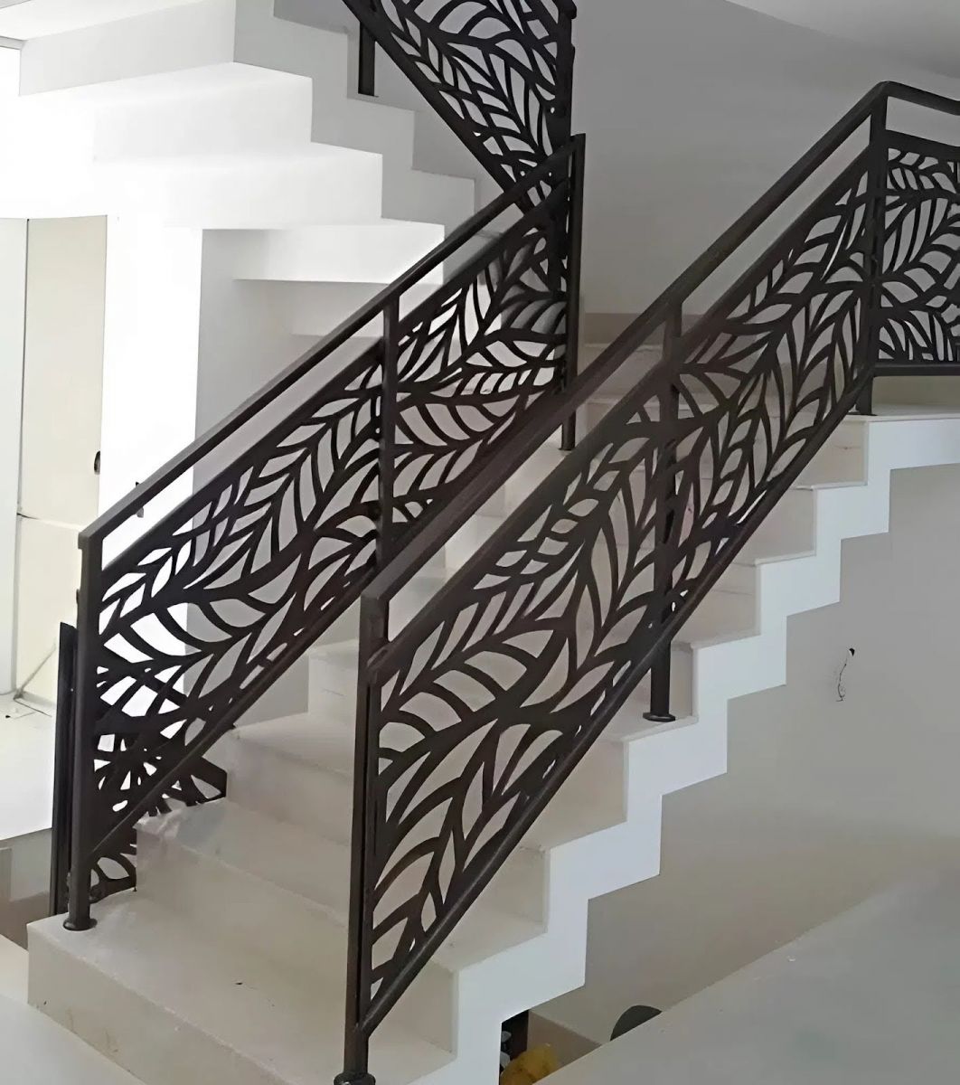 Lan can sắt cắt CNC đẹp ấn tượng