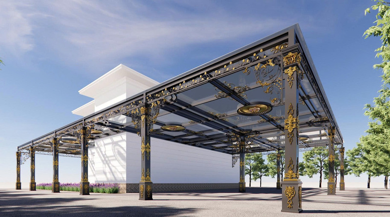 Mẫu mái kính nghệ thuật