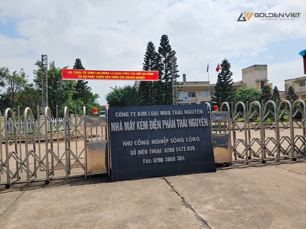 Sửa chữa cổng xếp tự động tại Thái Nguyên