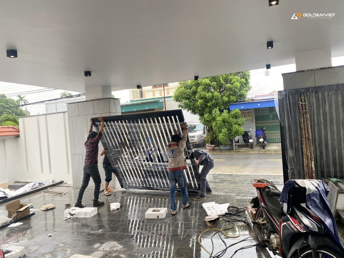 Kích thước cổng ảnh hưởng đến thời gian lắp đặt