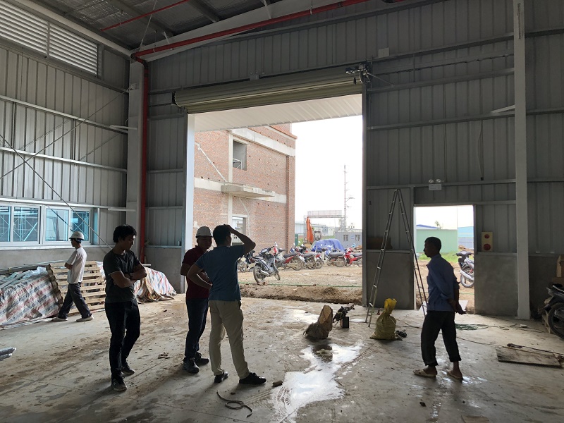 Cửa cuốn dự án bắc ninh