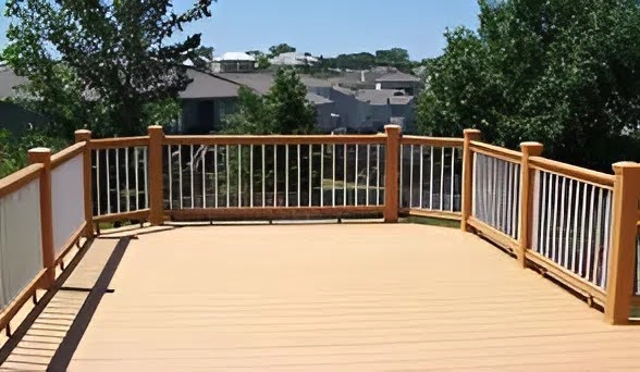 Lan can sân thượng sắt chắc chắn, tinh tế