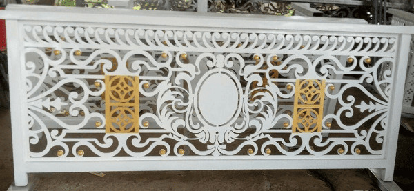 Lan can sắt CNC đẹp, dễ phối kiến trúc