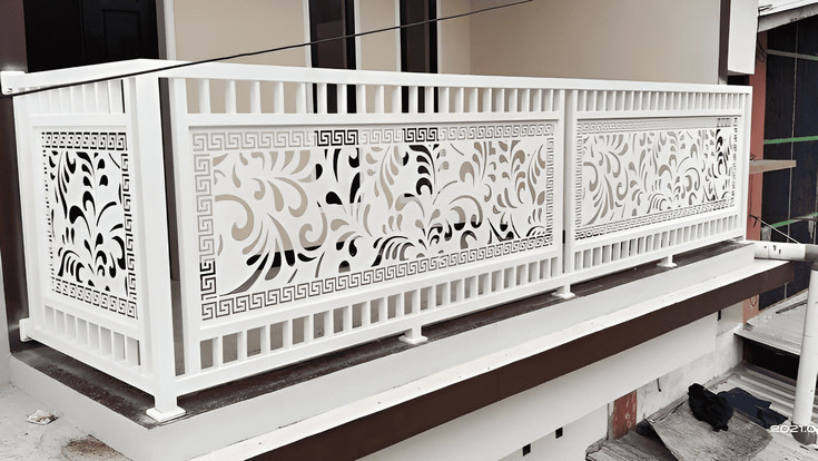 Lan can sắt cắt CNC 