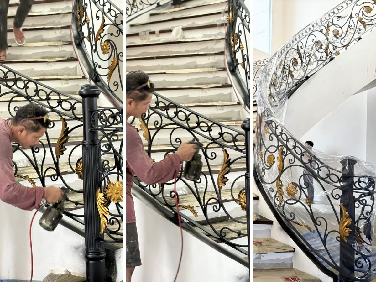 Lan can sắt có bền không - Hình 1