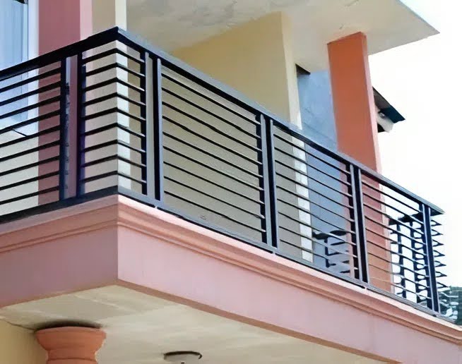 Mẫu lan can sắt hộp đẹp