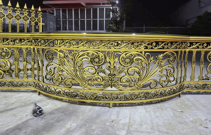 Mẫu lan can sắt mỹ thuật đẹp