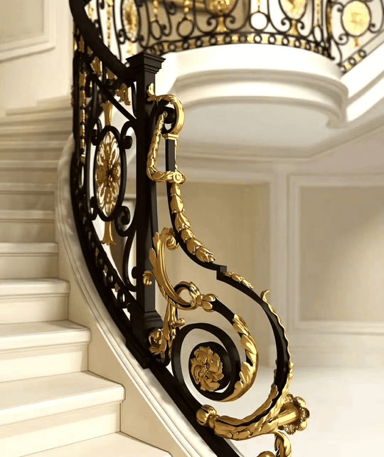 Lan can sắt đẹp thẩm mỹ